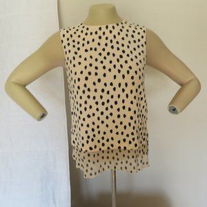 Women's Kate Spade NY Double Layer Sleeveless Blouse Size M